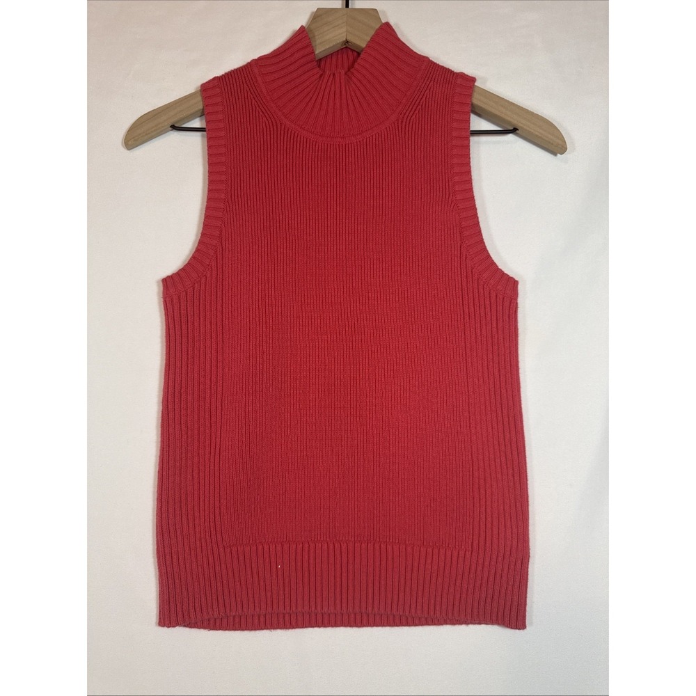GAP  Women's Mock Neck Tank Coral XS